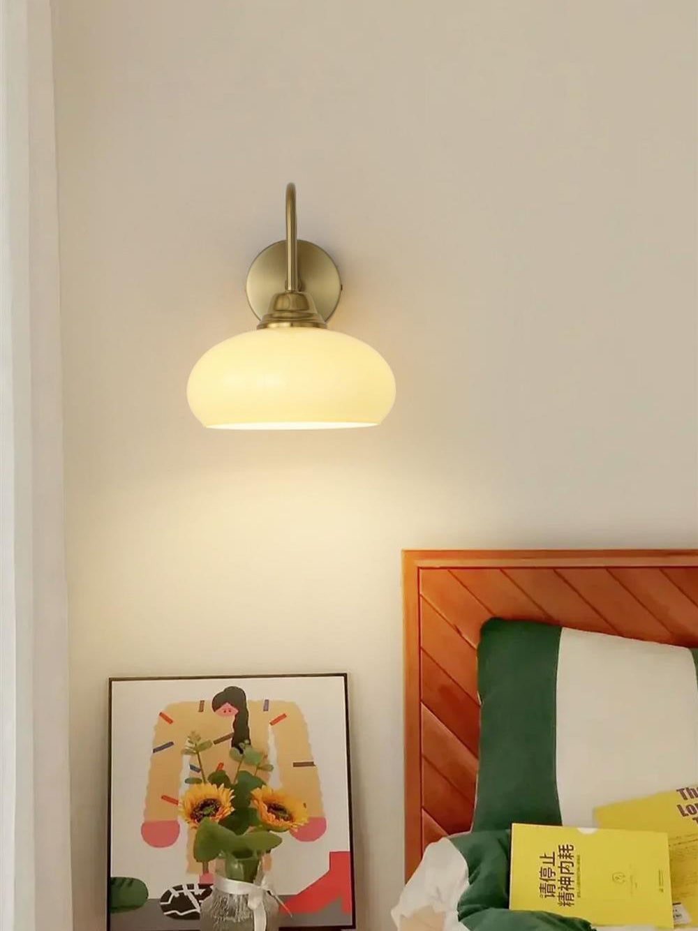 Ardell Art Deco Brass Wall Light