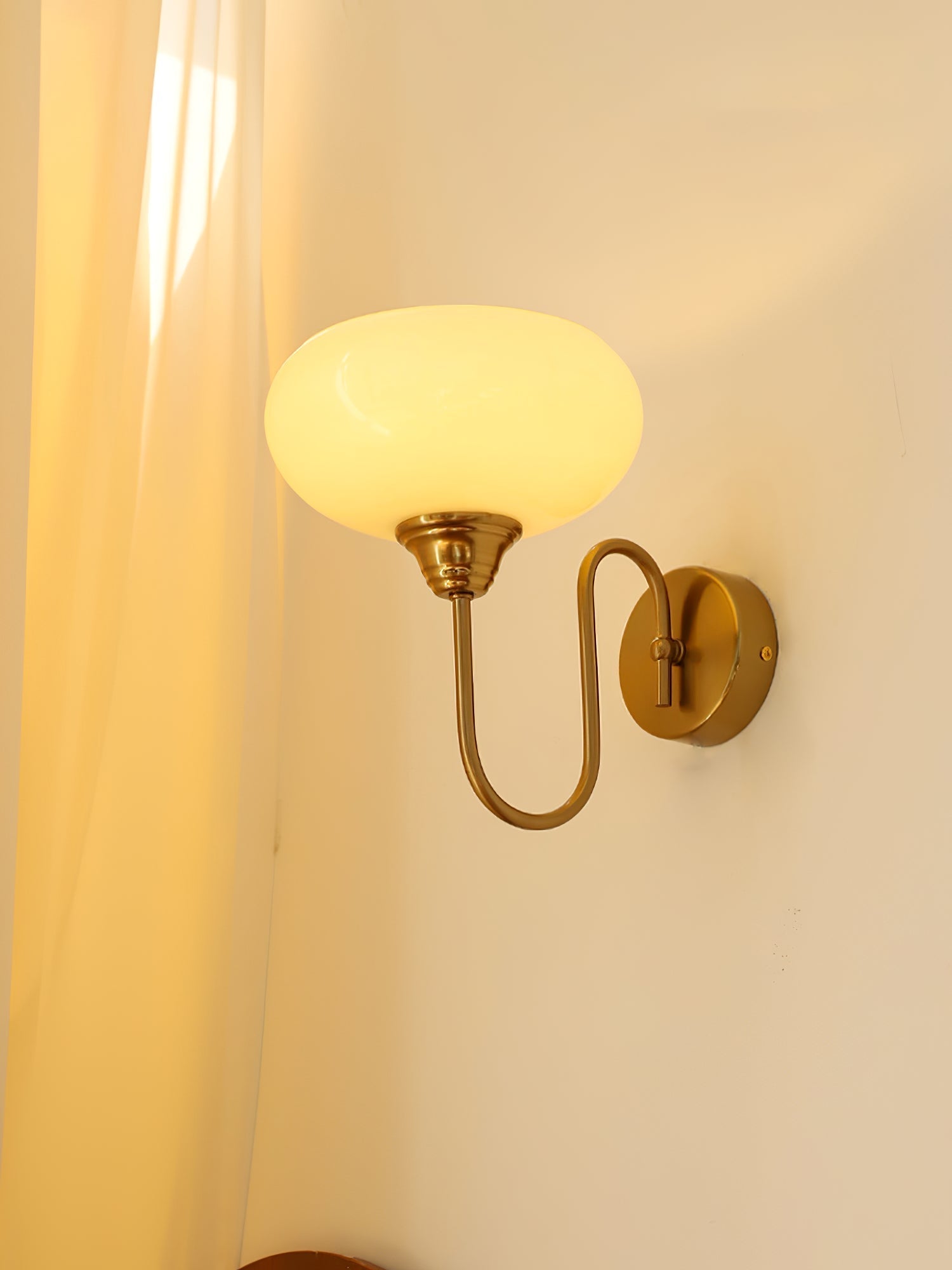 Ardell Art Deco Brass Wall Light