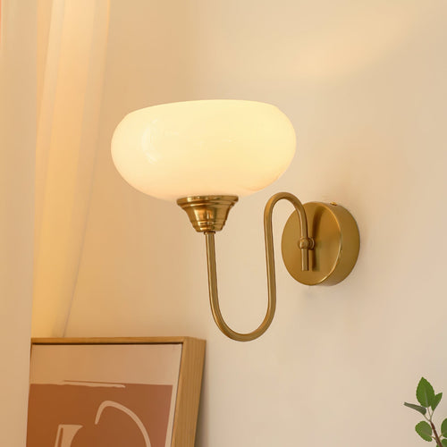 Ardell Art Deco Brass Wall Light