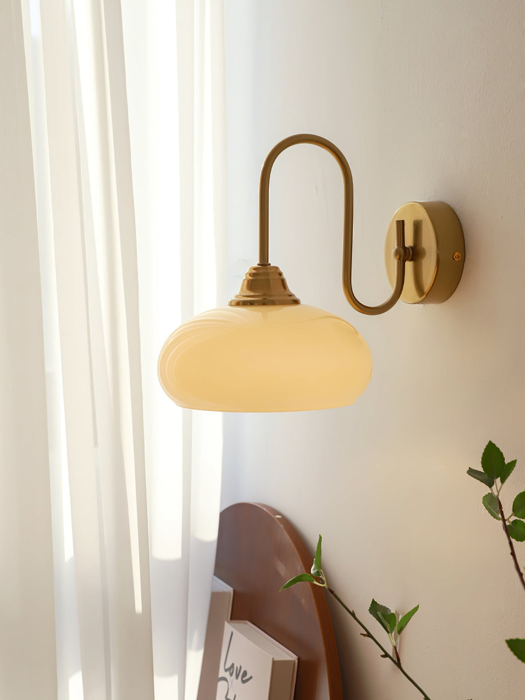 Ardell Art Deco Brass Wall Light
