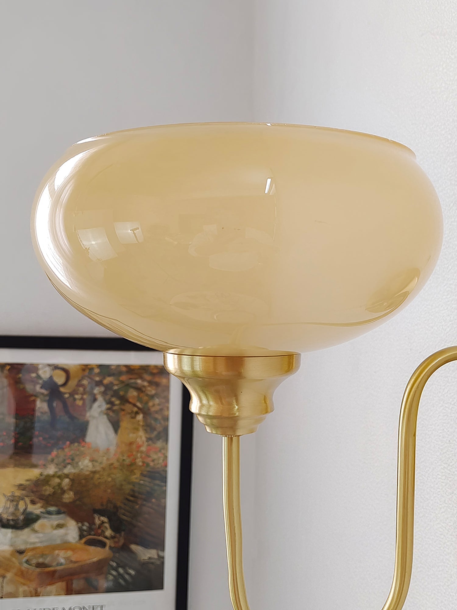 Ardell Art Deco Brass Wall Light