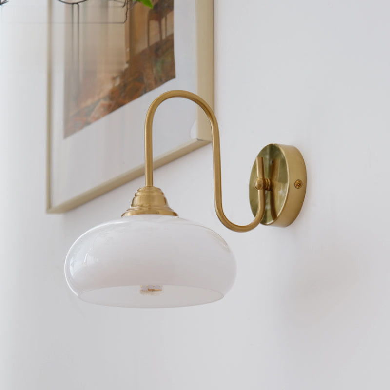 Ardell Art Deco Brass Wall Light