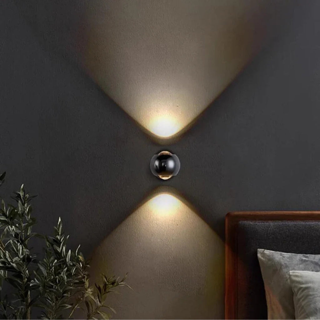 Ardric Modern Hourglass LED Wall Sconce