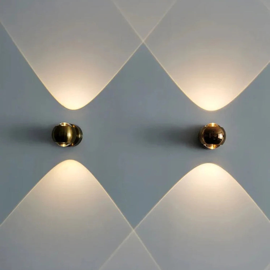 Ardric Modern Hourglass LED Wall Sconce