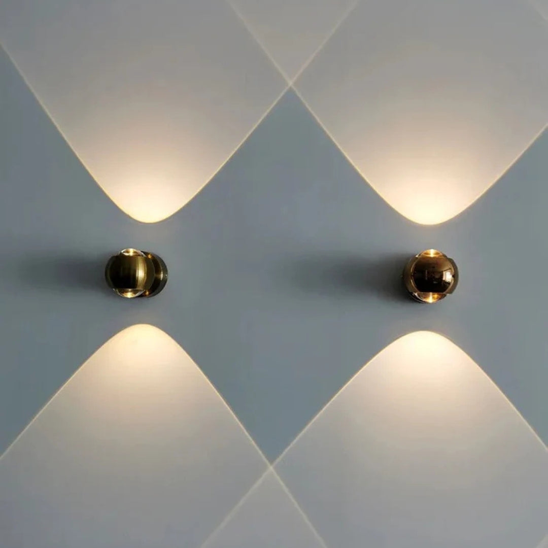 Ardric Modern Hourglass LED Wall Sconce