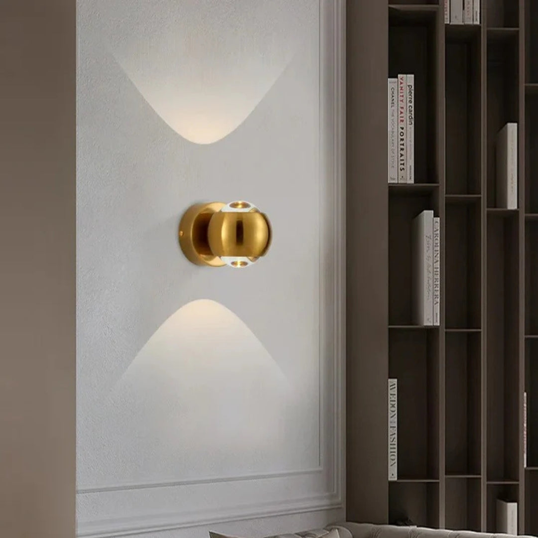 Ardric Modern Hourglass LED Wall Sconce