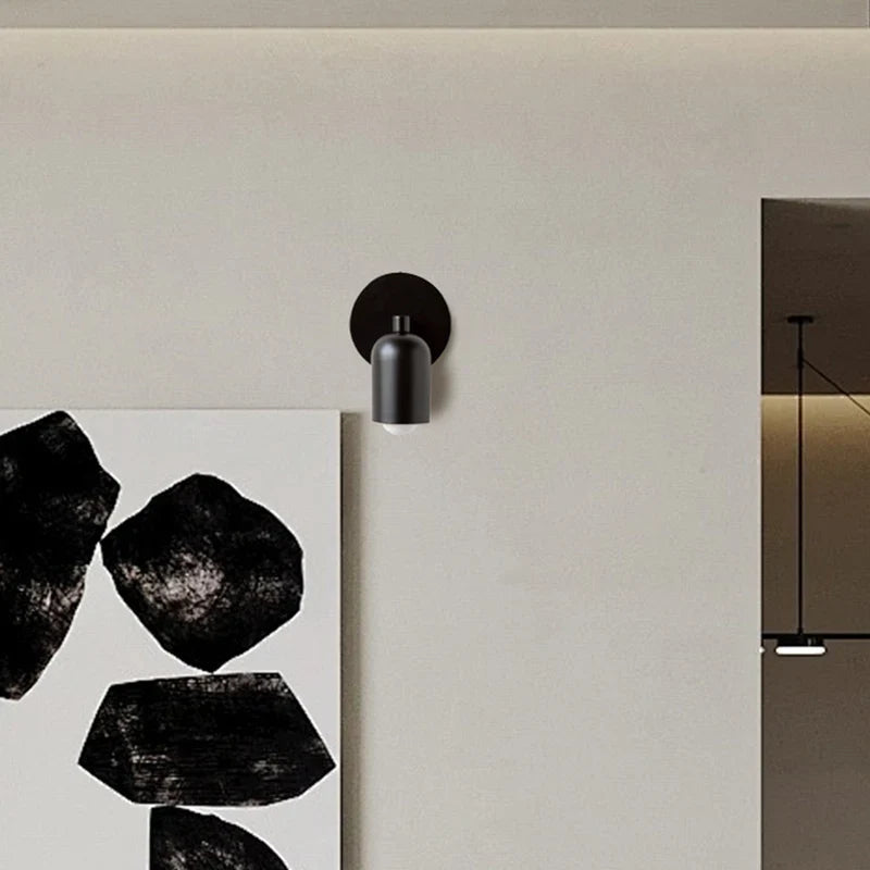 Colorful Minimalist Wall Sconce – Elegant Glass Light for Small Spaces