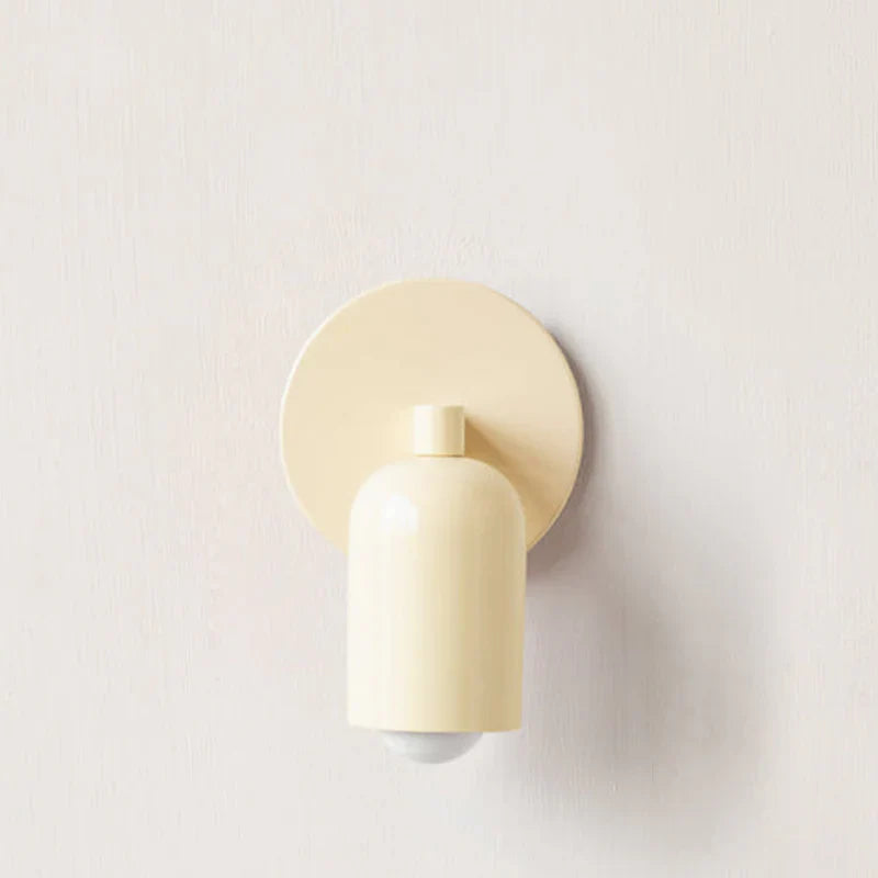Colorful Minimalist Wall Sconce – Elegant Glass Light for Small Spaces