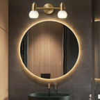 Elegant Nordic Vanity Mirror Lights – Minimalist Metal & Glass