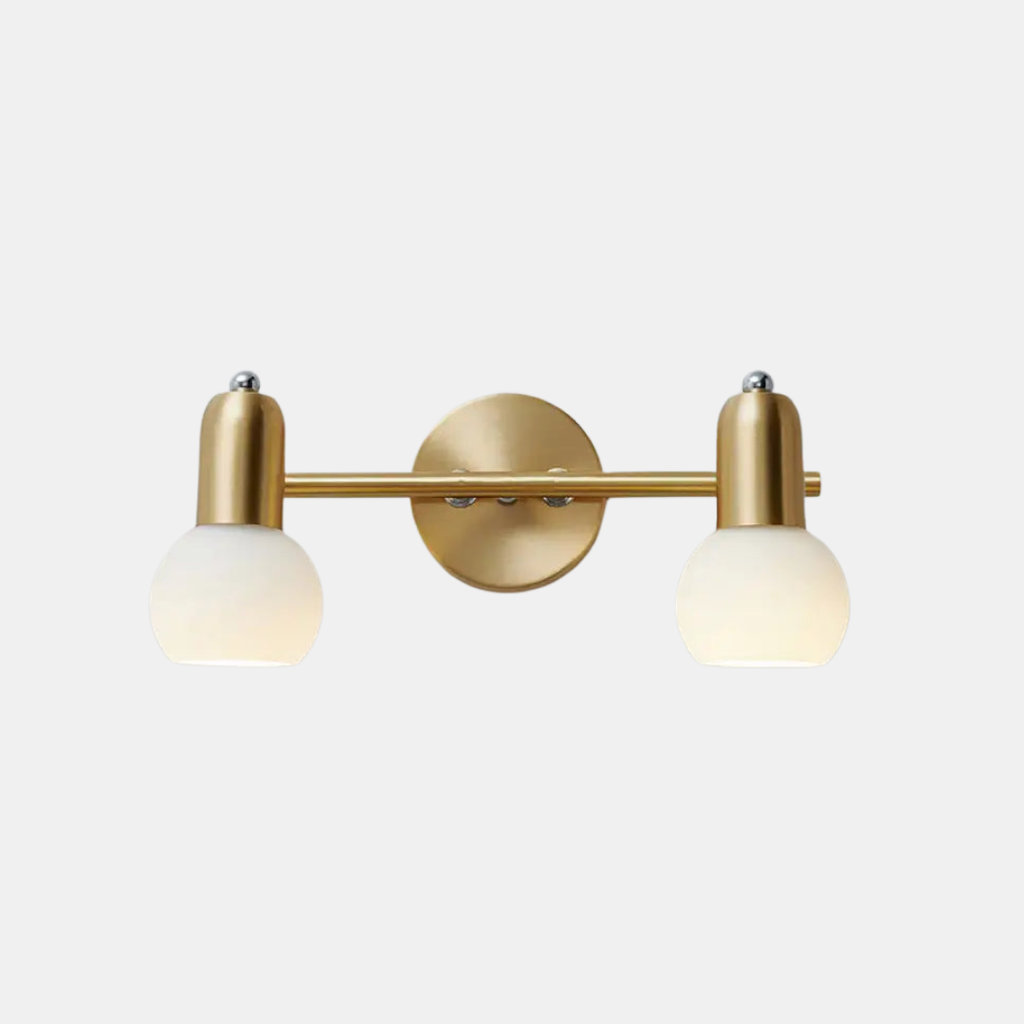 Elegant Nordic Vanity Mirror Lights – Minimalist Metal & Glass