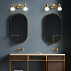 Elegant Nordic Vanity Mirror Lights – Minimalist Metal & Glass