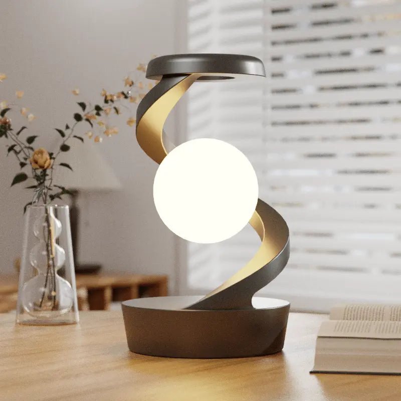 Floating Moon Lamp with Gesture Control – 7-Color RGB Night Light