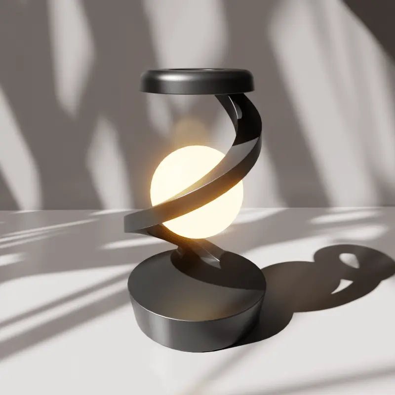Floating Moon Lamp with Gesture Control – 7-Color RGB Night Light