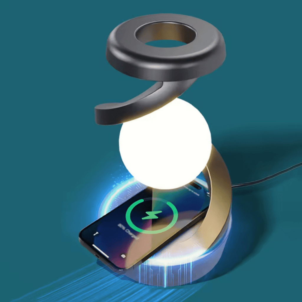 Floating Moon Lamp with Gesture Control – 7-Color RGB Night Light