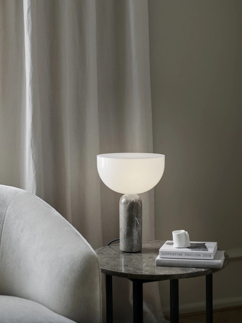 Roma Marble Portable LED Table Lamp
