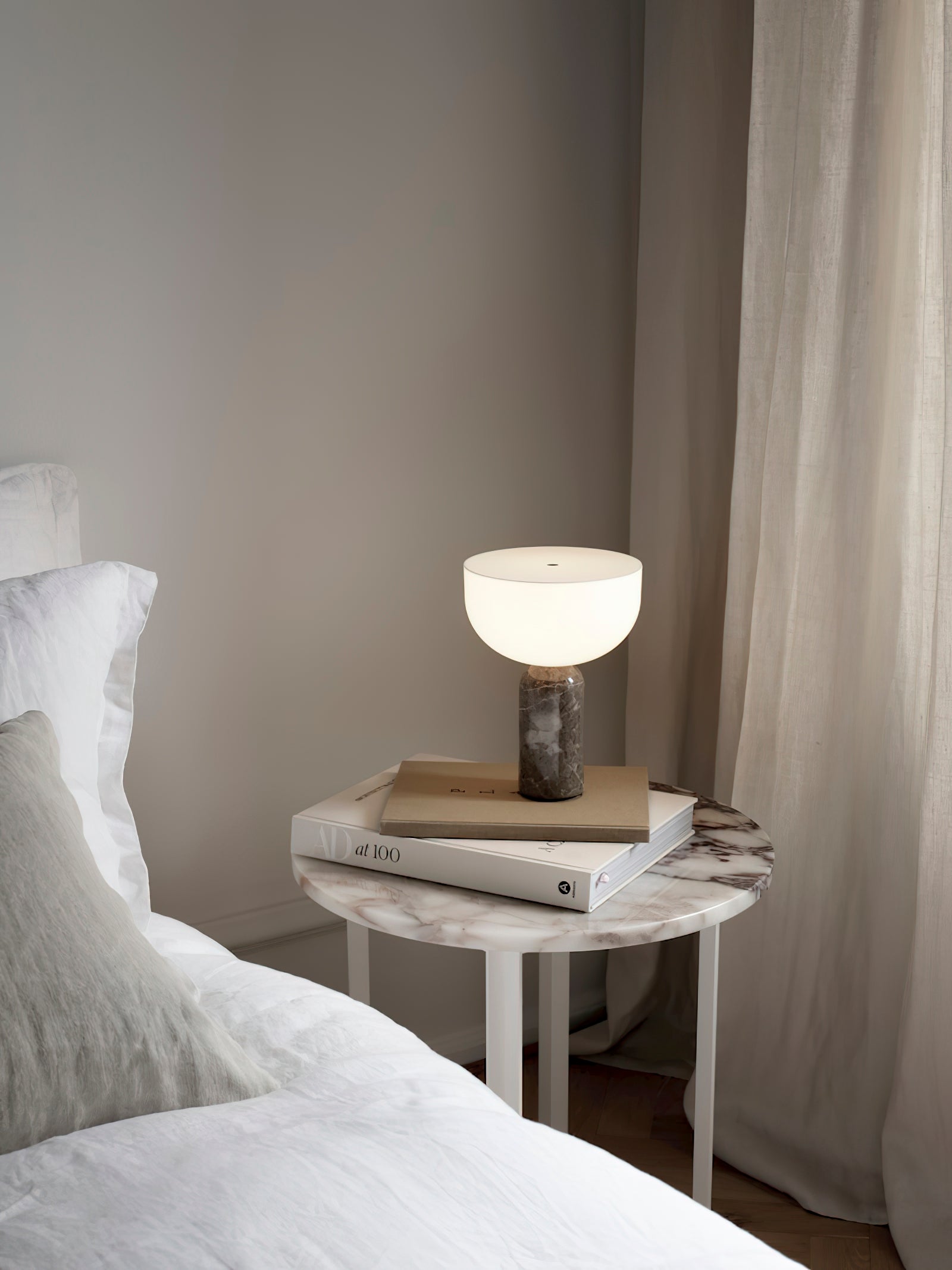 Roma Marble Portable LED Table Lamp