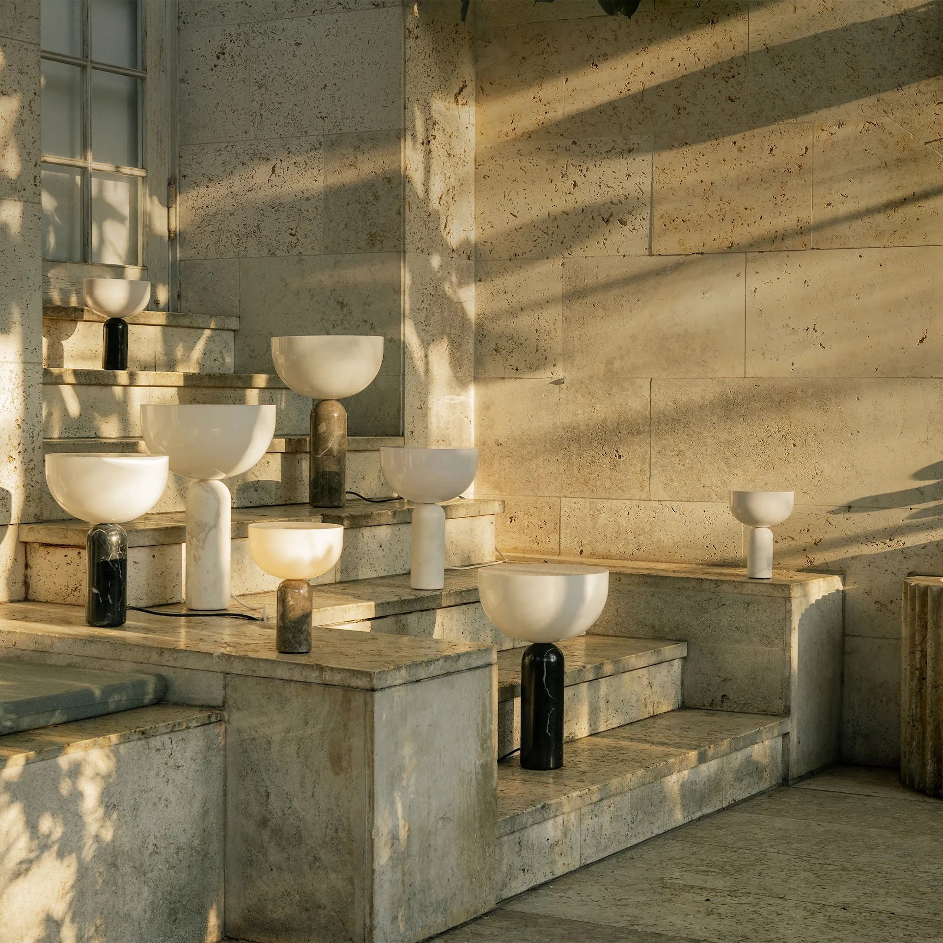 Roma Marble Portable LED Table Lamp