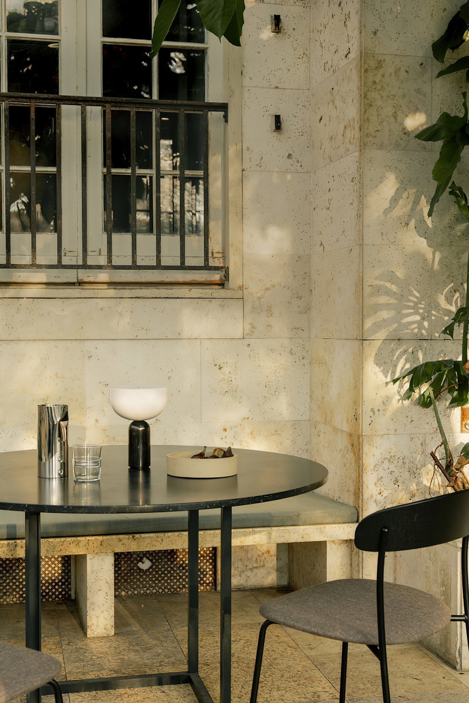Roma Marble Portable LED Table Lamp