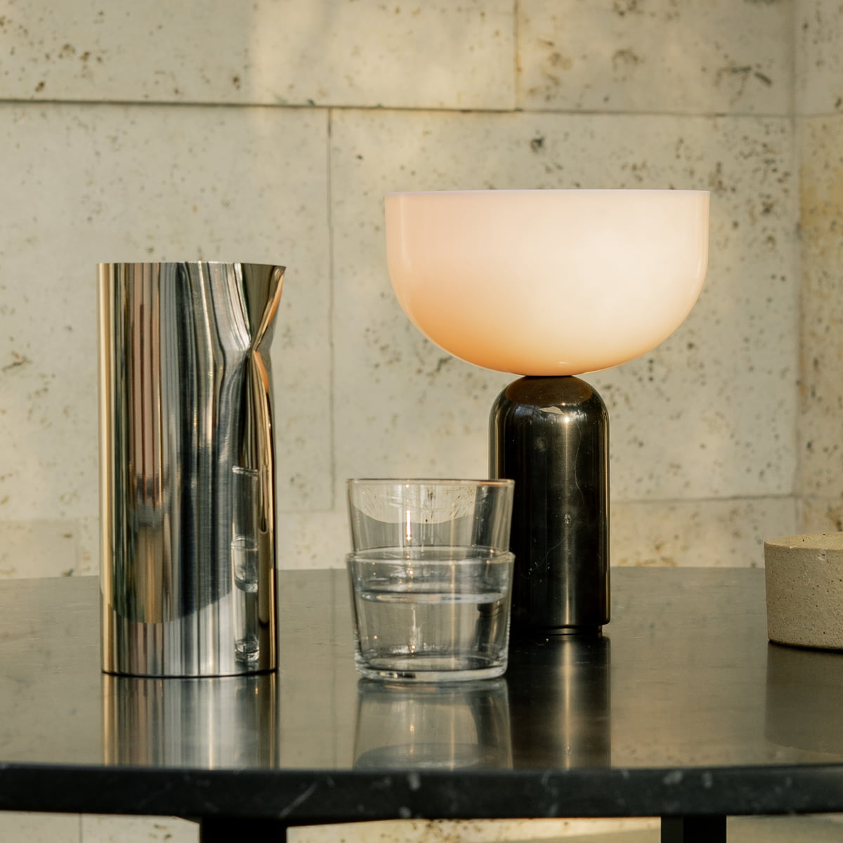 Roma Marble Portable LED Table Lamp