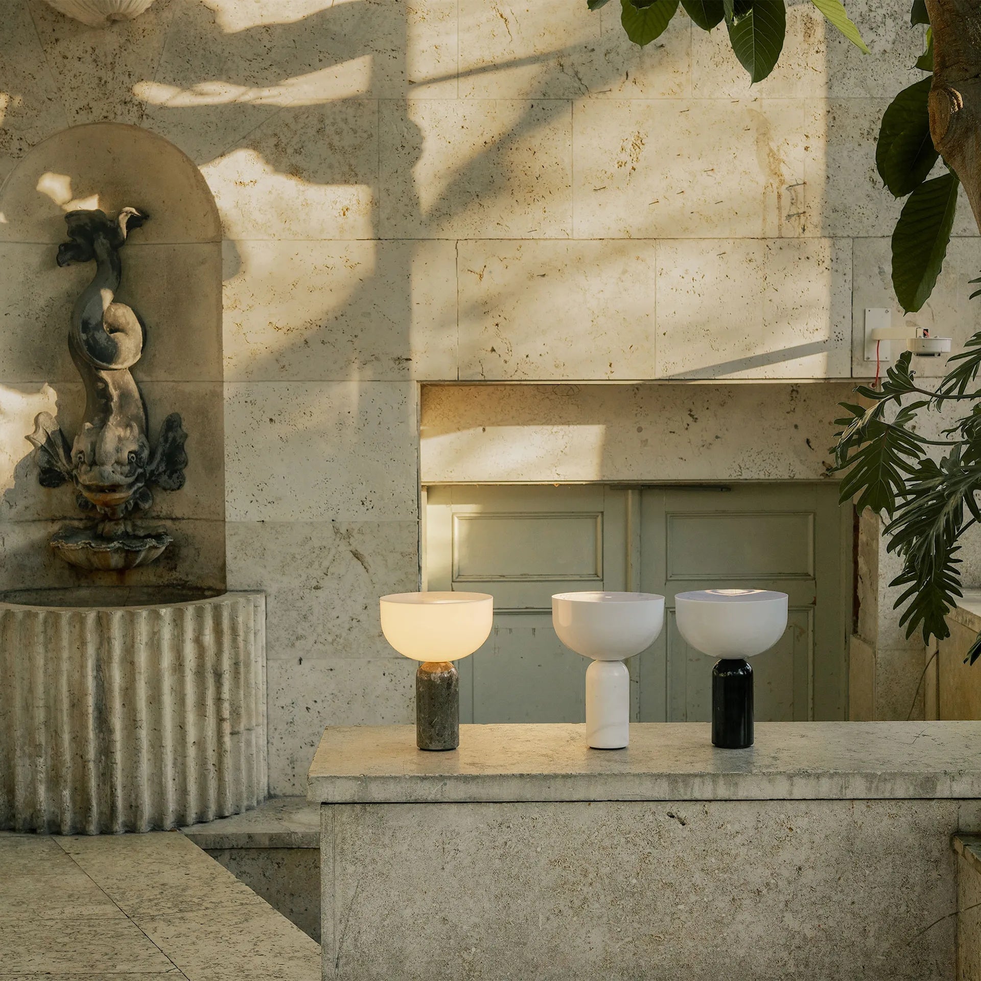 Roma Marble Portable LED Table Lamp