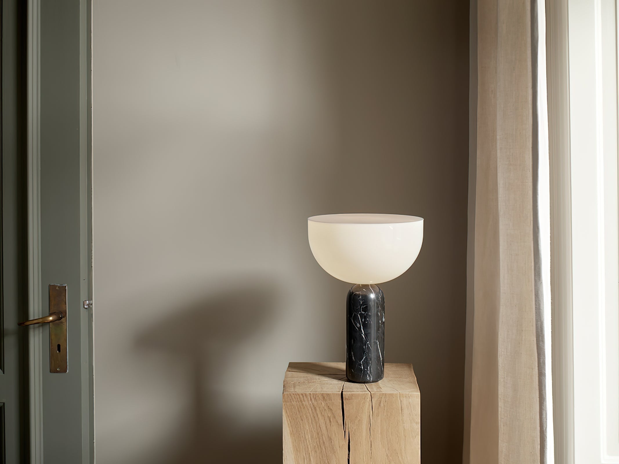Roma Marble Portable LED Table Lamp