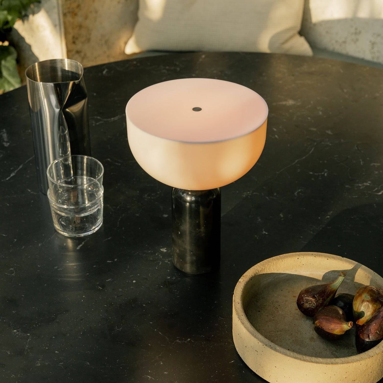 Roma Marble Portable LED Table Lamp