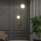 Elegant Nordic Wall Sconce – Minimalist Luxury in Gold