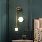 Elegant Nordic Wall Sconce – Minimalist Luxury in Gold