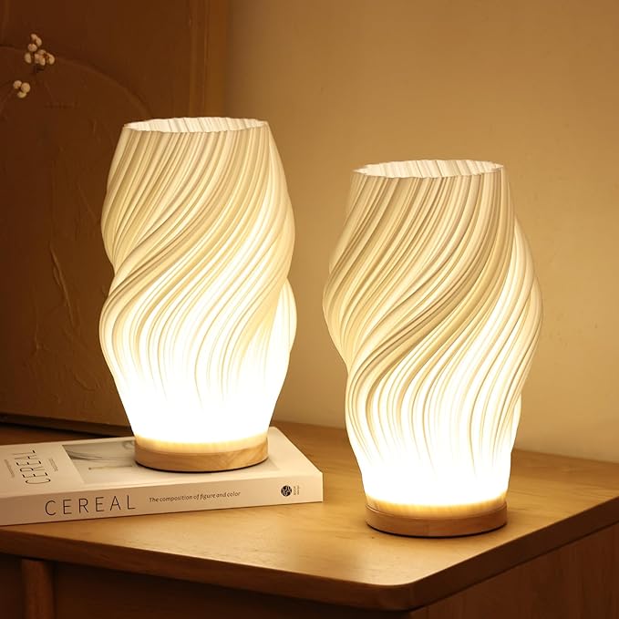 Virella Modern Wave LED Table Lamp