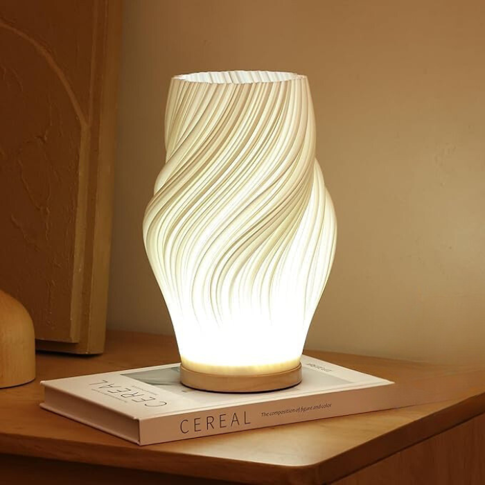 Virella Modern Wave LED Table Lamp