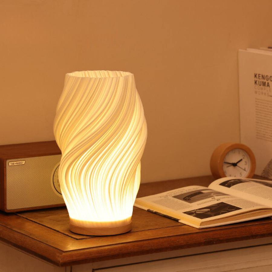 Virella Modern Wave LED Table Lamp