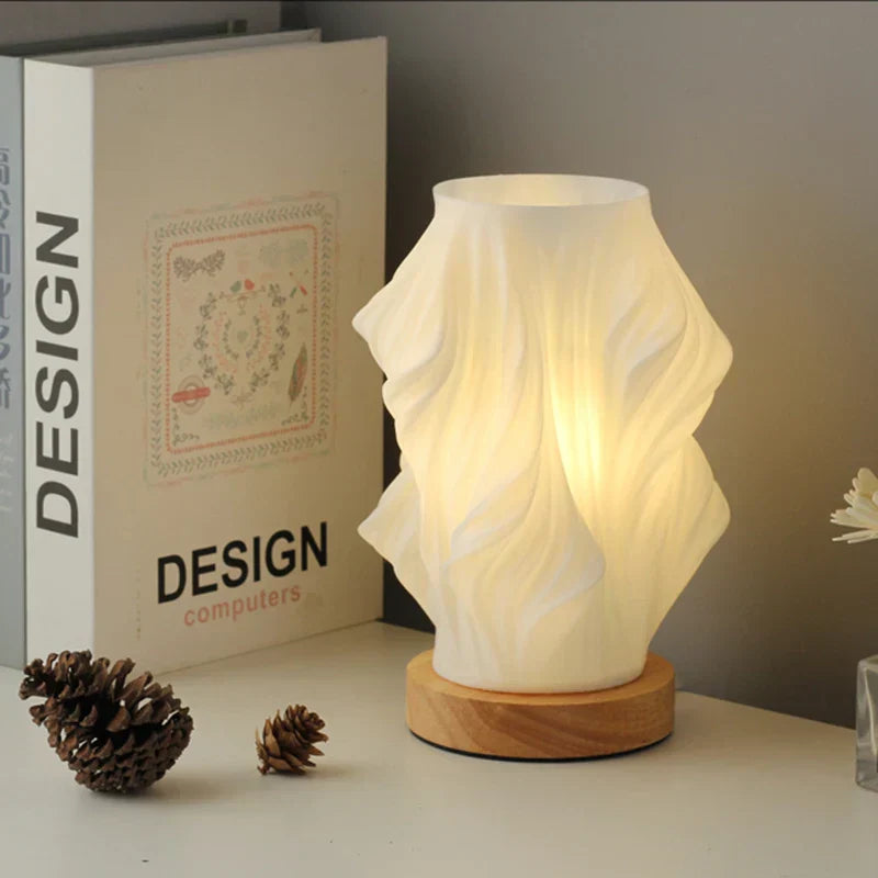 Virella Modern Wave LED Table Lamp