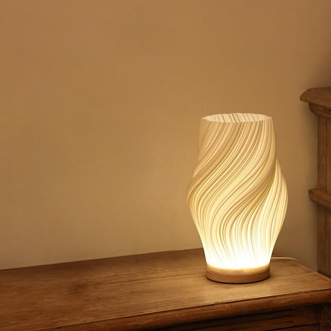 Virella Modern Wave LED Table Lamp