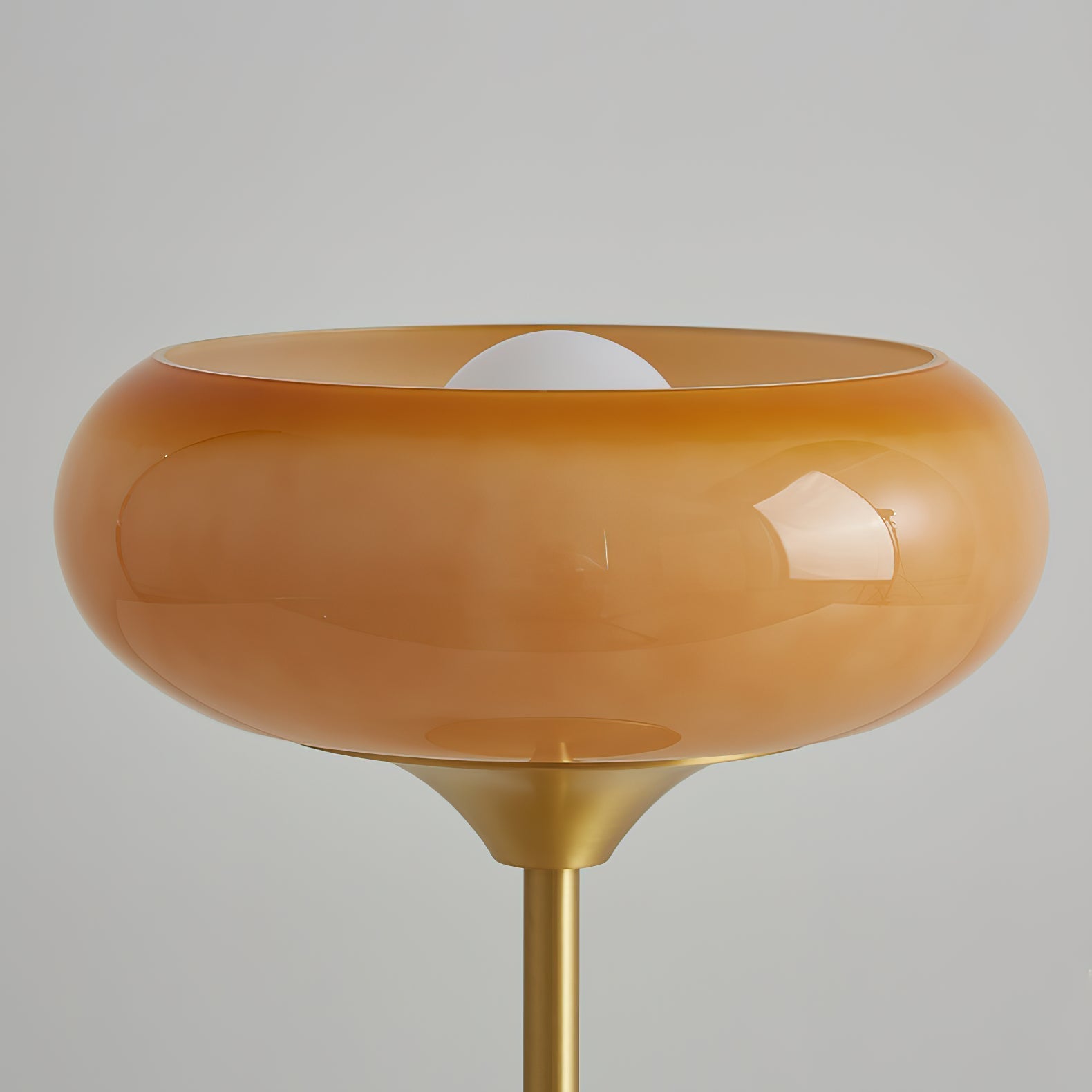 Vita Brass Glass Table Lamp