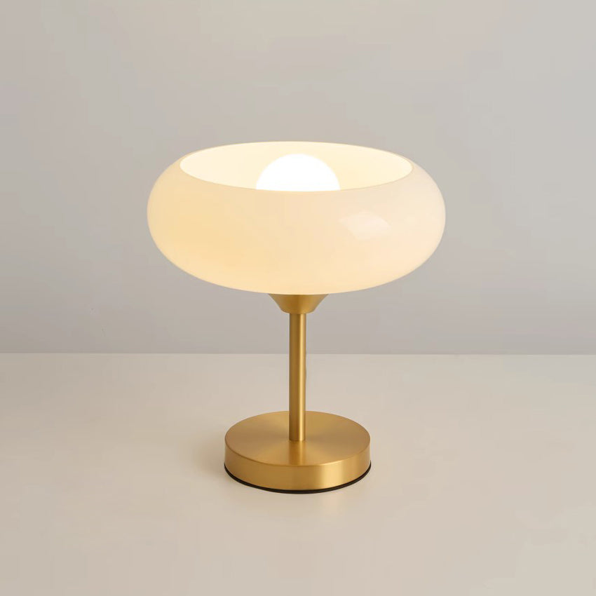 Vita Brass Glass Table Lamp